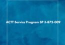 ACTT Service Program SP 3-872-009