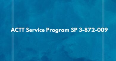 ACTT Service Program SP 3-872-009