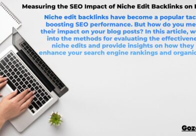 SEO Impact of Niche Edit Backlinks